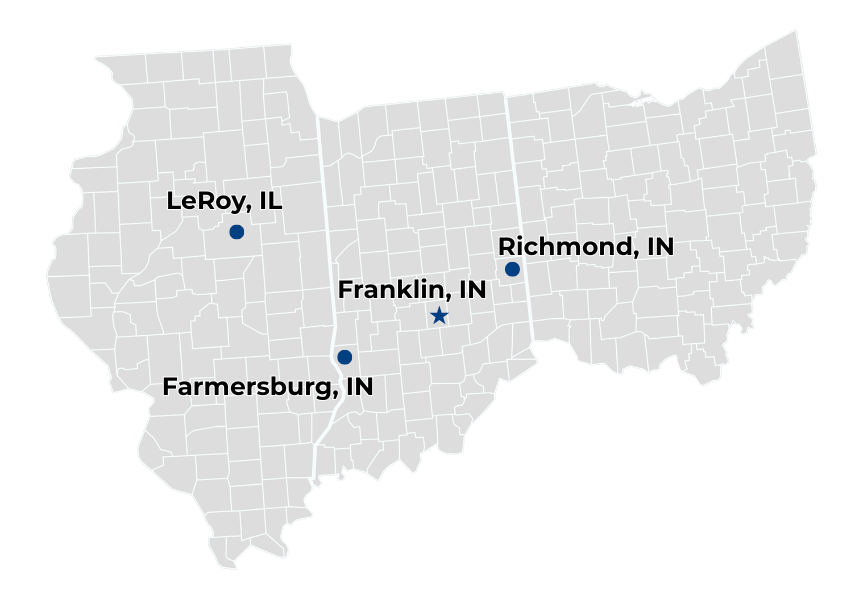 Warehouse locations (7) Warehouse Locations